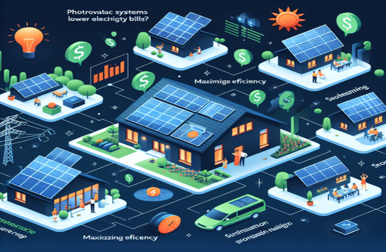 Jak zmniejszyć rachunki za energię dzięki systemom fotowoltaicznym?